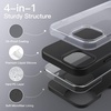 image:imageJETech Silicone Case for iPhone 14 Plus Black  Silky Soft Touch Shockproof Protection Scratch Resistant Microfiber LiningBlack