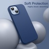 image:imageJETech Silicone Case for iPhone 14 Plus Black  Silky Soft Touch Shockproof Protection Scratch Resistant Microfiber LiningCobalt Blue