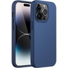 image:imageJETech Silicone Case for iPhone 14 Plus Black  Silky Soft Touch Shockproof Protection Scratch Resistant Microfiber LiningCobalt Blue
