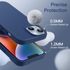 image:imageJETech Silicone Case for iPhone 14 Plus Black  Silky Soft Touch Shockproof Protection Scratch Resistant Microfiber LiningCobalt Blue