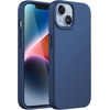 image:imageJETech Silicone Case for iPhone 14 Plus Black  Silky Soft Touch Shockproof Protection Scratch Resistant Microfiber LiningCobalt Blue