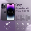 image:imageJETech Silicone Case for iPhone 14 Plus Black  Silky Soft Touch Shockproof Protection Scratch Resistant Microfiber LiningDeep Purple