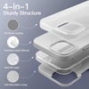 image:imageJETech Silicone Case for iPhone 14 Plus Black  Silky Soft Touch Shockproof Protection Scratch Resistant Microfiber LiningLight Grey