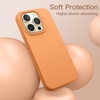 image:imageJETech Silicone Case for iPhone 14 Plus Black  Silky Soft Touch Shockproof Protection Scratch Resistant Microfiber LiningMarigold