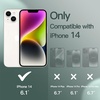 image:imageJETech Silicone Case for iPhone 14 Plus Black  Silky Soft Touch Shockproof Protection Scratch Resistant Microfiber LiningMidnight Green
