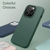 image:imageJETech Silicone Case for iPhone 14 Plus Black  Silky Soft Touch Shockproof Protection Scratch Resistant Microfiber LiningMidnight Green