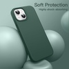image:imageJETech Silicone Case for iPhone 14 Plus Black  Silky Soft Touch Shockproof Protection Scratch Resistant Microfiber LiningMidnight Green
