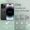 image:imageJETech Silicone Case for iPhone 14 Plus Black  Silky Soft Touch Shockproof Protection Scratch Resistant Microfiber LiningMidnight Green