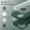 image:imageJETech Silicone Case for iPhone 14 Plus Black  Silky Soft Touch Shockproof Protection Scratch Resistant Microfiber LiningMidnight Green