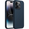 image:imageJETech Silicone Case for iPhone 14 Plus Black  Silky Soft Touch Shockproof Protection Scratch Resistant Microfiber LiningNavy