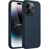 image:imageJETech Silicone Case for iPhone 14 Plus Black  Silky Soft Touch Shockproof Protection Scratch Resistant Microfiber LiningNavy