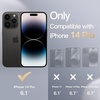 image:imageJETech Silicone Case for iPhone 14 Plus Black  Silky Soft Touch Shockproof Protection Scratch Resistant Microfiber LiningNavy