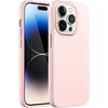 image:imageJETech Silicone Case for iPhone 14 Plus Black  Silky Soft Touch Shockproof Protection Scratch Resistant Microfiber LiningPink