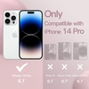 image:imageJETech Silicone Case for iPhone 14 Plus Black  Silky Soft Touch Shockproof Protection Scratch Resistant Microfiber LiningPink