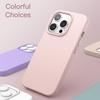 image:imageJETech Silicone Case for iPhone 14 Plus Black  Silky Soft Touch Shockproof Protection Scratch Resistant Microfiber LiningPink