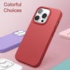 image:imageJETech Silicone Case for iPhone 14 Plus Black  Silky Soft Touch Shockproof Protection Scratch Resistant Microfiber LiningRed