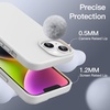 image:imageJETech Silicone Case for iPhone 14 Plus Black  Silky Soft Touch Shockproof Protection Scratch Resistant Microfiber LiningStarlight