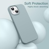image:imageJETech Silicone Case for iPhone 14 Plus Black  Silky Soft Touch Shockproof Protection Scratch Resistant Microfiber LiningSucculent