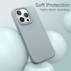 image:imageJETech Silicone Case for iPhone 14 Plus Black  Silky Soft Touch Shockproof Protection Scratch Resistant Microfiber LiningSucculent
