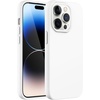 image:imageJETech Silicone Case for iPhone 14 Plus Black  Silky Soft Touch Shockproof Protection Scratch Resistant Microfiber LiningWhite