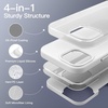 image:imageJETech Silicone Case for iPhone 14 Plus Black  Silky Soft Touch Shockproof Protection Scratch Resistant Microfiber LiningWhite