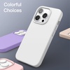 image:imageJETech Silicone Case for iPhone 14 Plus Black  Silky Soft Touch Shockproof Protection Scratch Resistant Microfiber LiningWhite