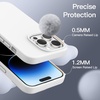 image:imageJETech Silicone Case for iPhone 14 Plus Black  Silky Soft Touch Shockproof Protection Scratch Resistant Microfiber LiningWhite