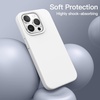 image:imageJETech Silicone Case for iPhone 14 Plus Black  Silky Soft Touch Shockproof Protection Scratch Resistant Microfiber LiningWhite