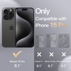 image:imageJETech Silicone Case for iPhone 15 Plus Black  Silky Soft Touch Shockproof Protection Scratch Resistant Microfiber LiningBlack