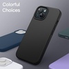 image:imageJETech Silicone Case for iPhone 15 Plus Black  Silky Soft Touch Shockproof Protection Scratch Resistant Microfiber LiningBlack