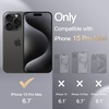 image:imageJETech Silicone Case for iPhone 15 Plus Black  Silky Soft Touch Shockproof Protection Scratch Resistant Microfiber LiningBlack
