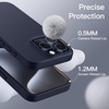 image:imageJETech Silicone Case for iPhone 15 Plus Black  Silky Soft Touch Shockproof Protection Scratch Resistant Microfiber LiningBlue