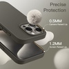 image:imageJETech Silicone Case for iPhone 15 Plus Black  Silky Soft Touch Shockproof Protection Scratch Resistant Microfiber LiningClay