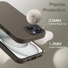 image:imageJETech Silicone Case for iPhone 15 Plus Black  Silky Soft Touch Shockproof Protection Scratch Resistant Microfiber LiningClay