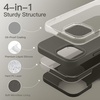 image:imageJETech Silicone Case for iPhone 15 Plus Black  Silky Soft Touch Shockproof Protection Scratch Resistant Microfiber LiningClay