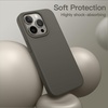 image:imageJETech Silicone Case for iPhone 15 Plus Black  Silky Soft Touch Shockproof Protection Scratch Resistant Microfiber LiningClay