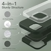 image:imageJETech Silicone Case for iPhone 15 Plus Black  Silky Soft Touch Shockproof Protection Scratch Resistant Microfiber LiningCypress
