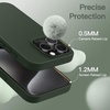 image:imageJETech Silicone Case for iPhone 15 Plus Black  Silky Soft Touch Shockproof Protection Scratch Resistant Microfiber LiningCypress
