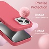 image:imageJETech Silicone Case for iPhone 15 Plus Black  Silky Soft Touch Shockproof Protection Scratch Resistant Microfiber LiningGuava