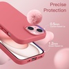 image:imageJETech Silicone Case for iPhone 15 Plus Black  Silky Soft Touch Shockproof Protection Scratch Resistant Microfiber LiningGuava