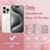 image:imageJETech Silicone Case for iPhone 15 Plus Black  Silky Soft Touch Shockproof Protection Scratch Resistant Microfiber LiningGuava