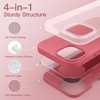 image:imageJETech Silicone Case for iPhone 15 Plus Black  Silky Soft Touch Shockproof Protection Scratch Resistant Microfiber LiningGuava