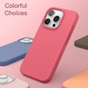 image:imageJETech Silicone Case for iPhone 15 Plus Black  Silky Soft Touch Shockproof Protection Scratch Resistant Microfiber LiningGuava