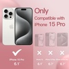 image:imageJETech Silicone Case for iPhone 15 Plus Black  Silky Soft Touch Shockproof Protection Scratch Resistant Microfiber LiningGuava