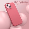 image:imageJETech Silicone Case for iPhone 15 Plus Black  Silky Soft Touch Shockproof Protection Scratch Resistant Microfiber LiningGuava
