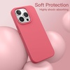 image:imageJETech Silicone Case for iPhone 15 Plus Black  Silky Soft Touch Shockproof Protection Scratch Resistant Microfiber LiningGuava