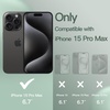 image:imageJETech Silicone Case for iPhone 15 Plus Black  Silky Soft Touch Shockproof Protection Scratch Resistant Microfiber LiningMidnight Green