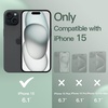 image:imageJETech Silicone Case for iPhone 15 Plus Black  Silky Soft Touch Shockproof Protection Scratch Resistant Microfiber LiningMidnight Green