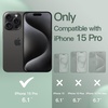 image:imageJETech Silicone Case for iPhone 15 Plus Black  Silky Soft Touch Shockproof Protection Scratch Resistant Microfiber LiningMidnight Green