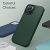 image:imageJETech Silicone Case for iPhone 15 Plus Black  Silky Soft Touch Shockproof Protection Scratch Resistant Microfiber LiningMidnight Green